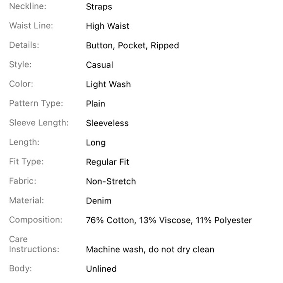 SHEIN EZwear Plus Size Women Pocketed Distressed Denim Jumpsuit Overalls - Picture 4 of 5